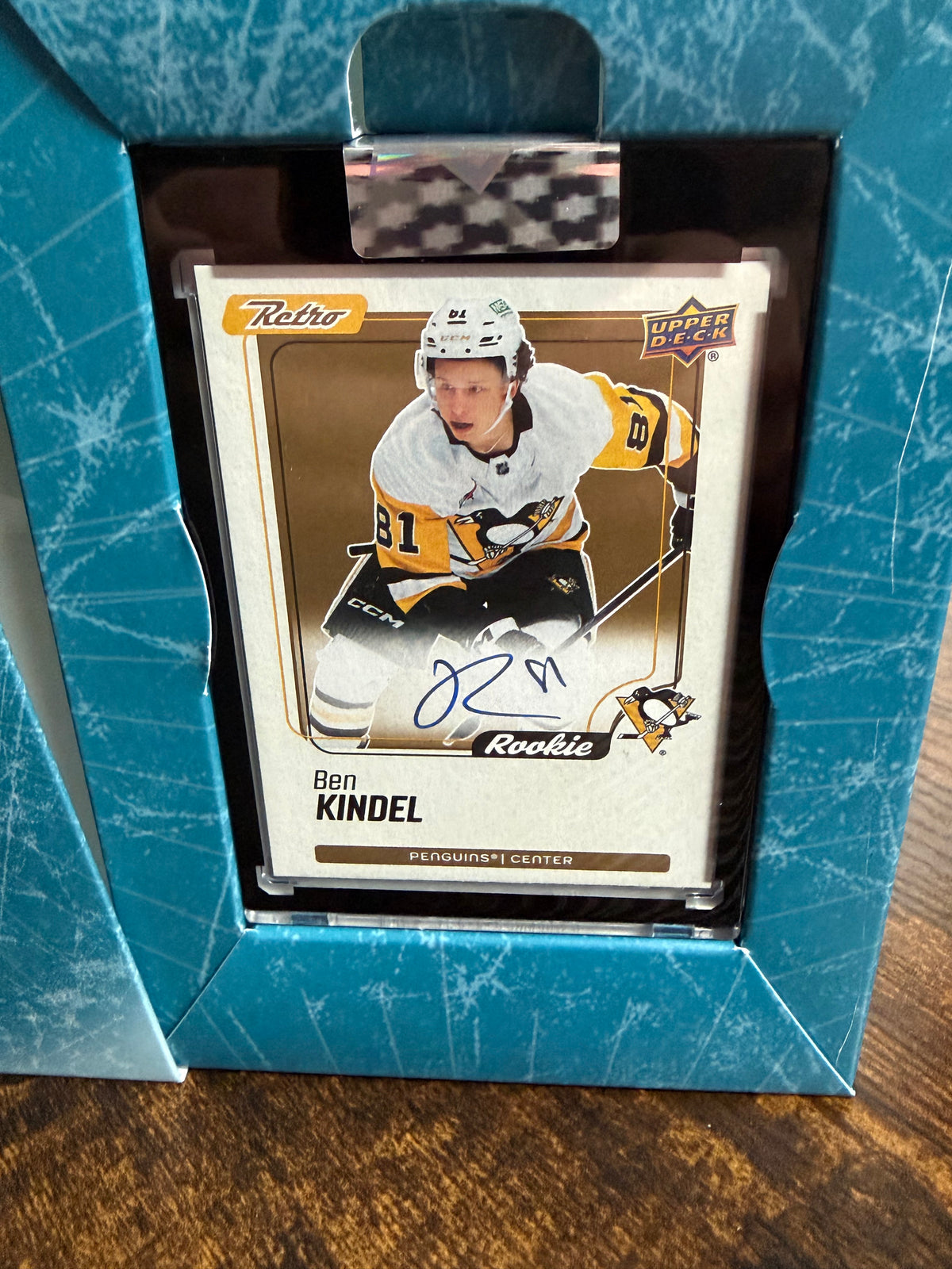 2025-26 upper deck clear cut Ben Kindel!!
