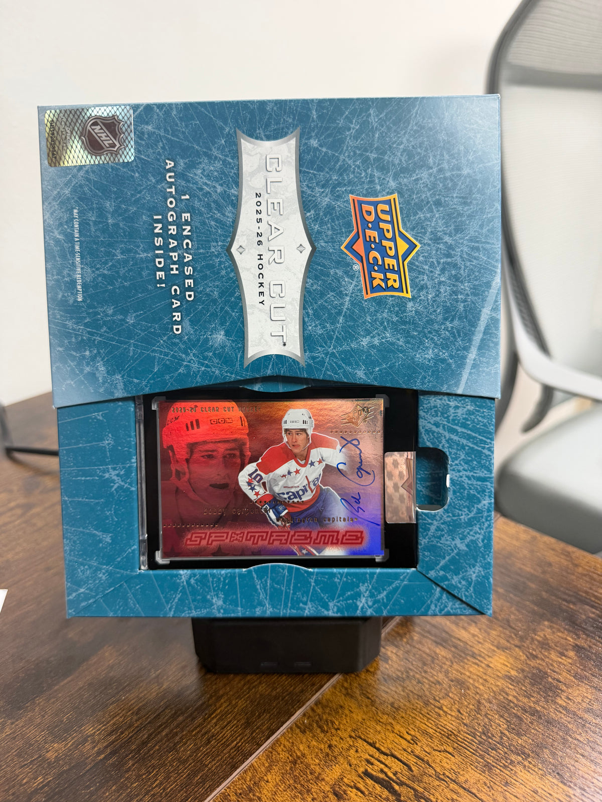 2025-26 upper deck clear cut SPxtreme Bobby Carpenter auto!
