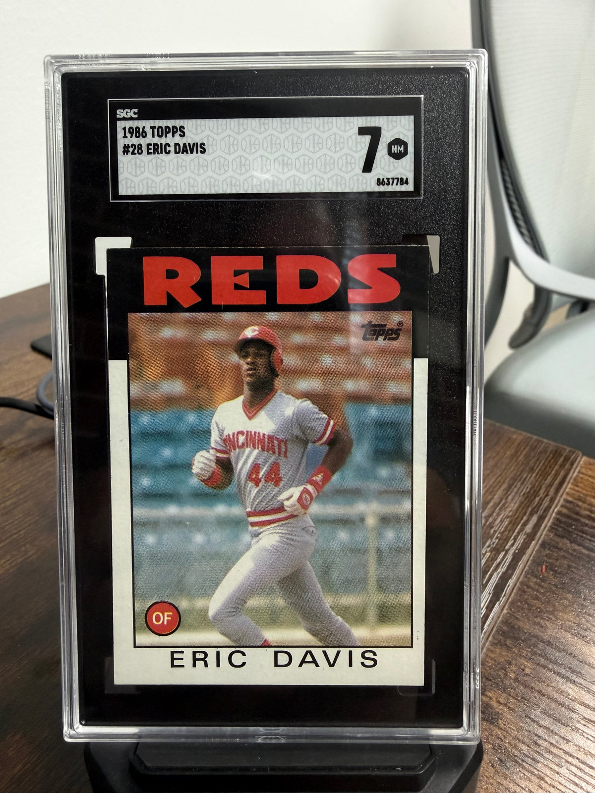 1986 topps Eric Davis #28