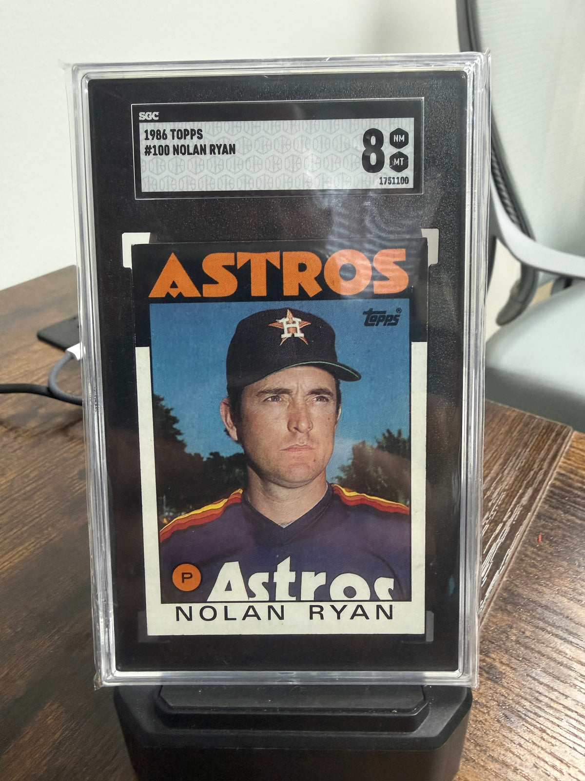 1986 topps Nolan Ryan #100