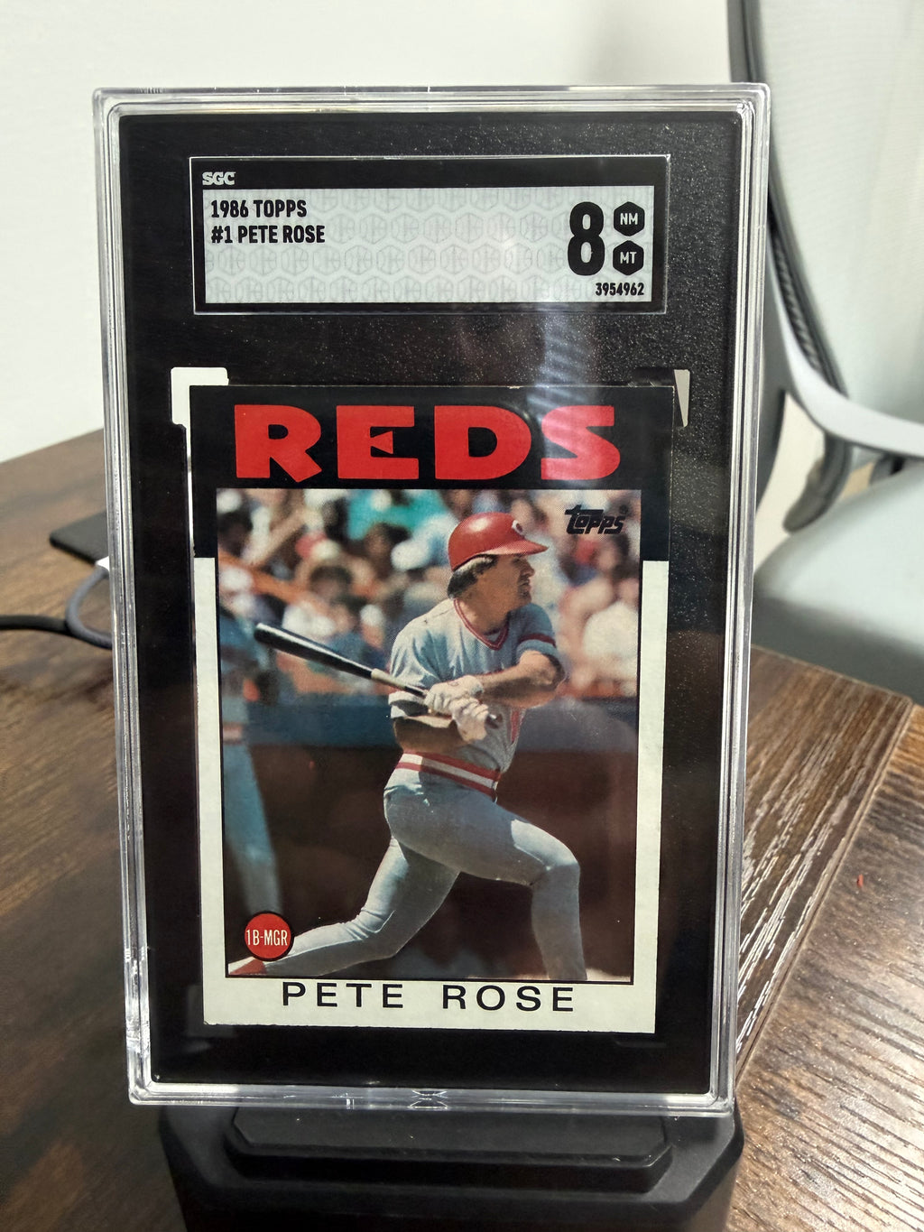 1986 topps pete rose #1
