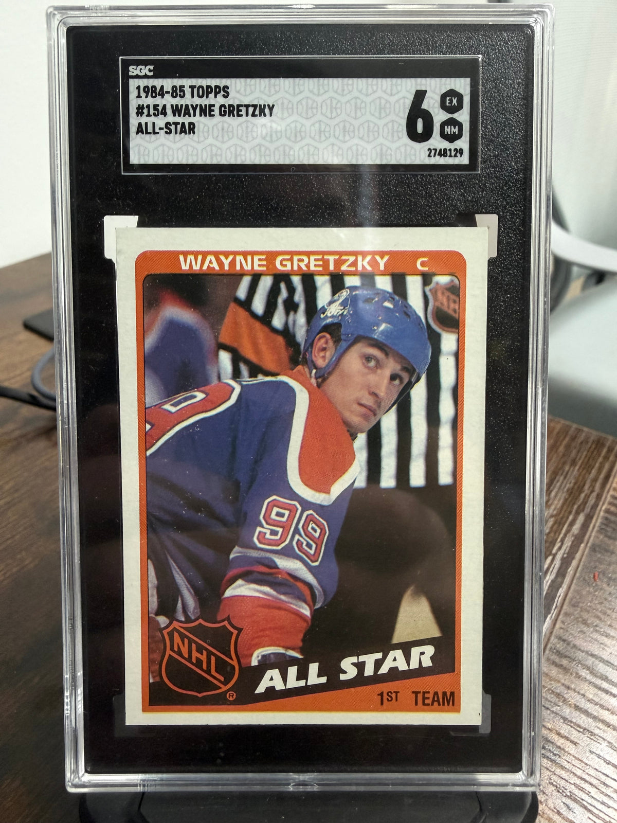 1984-85 topps Wayne Gretzky all-star