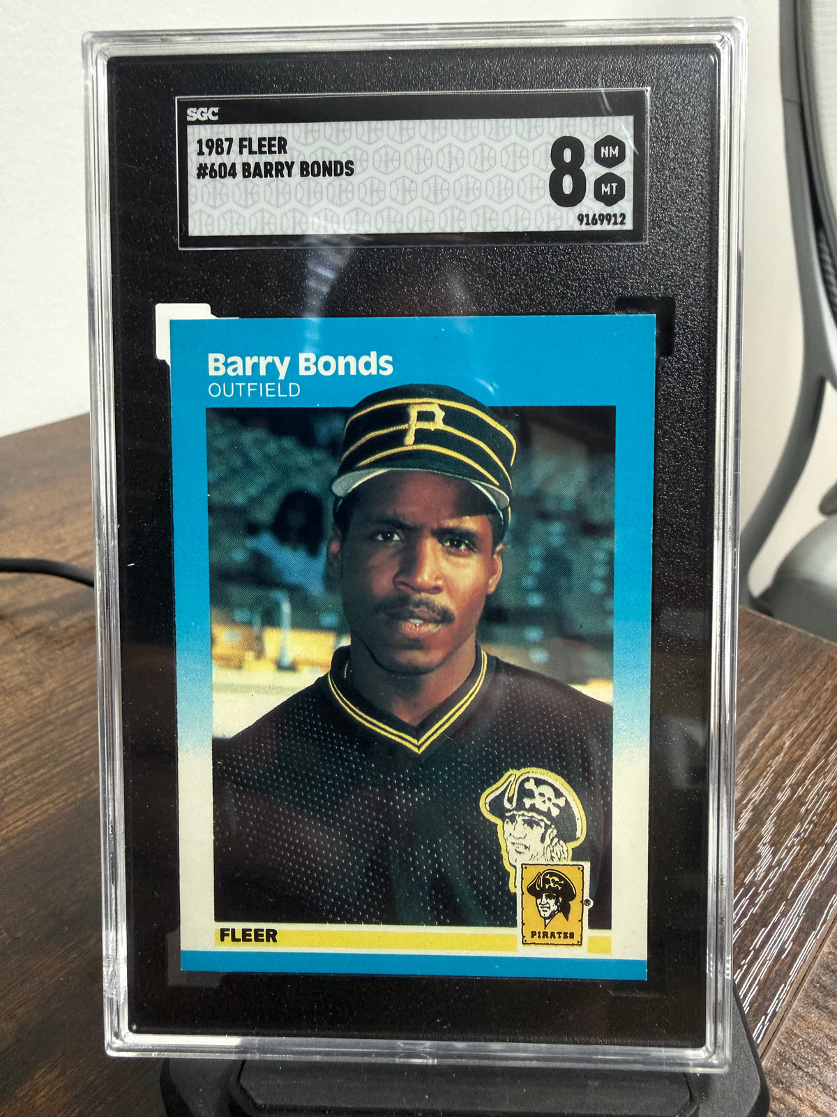 1987 fleer Barry Bonds #604