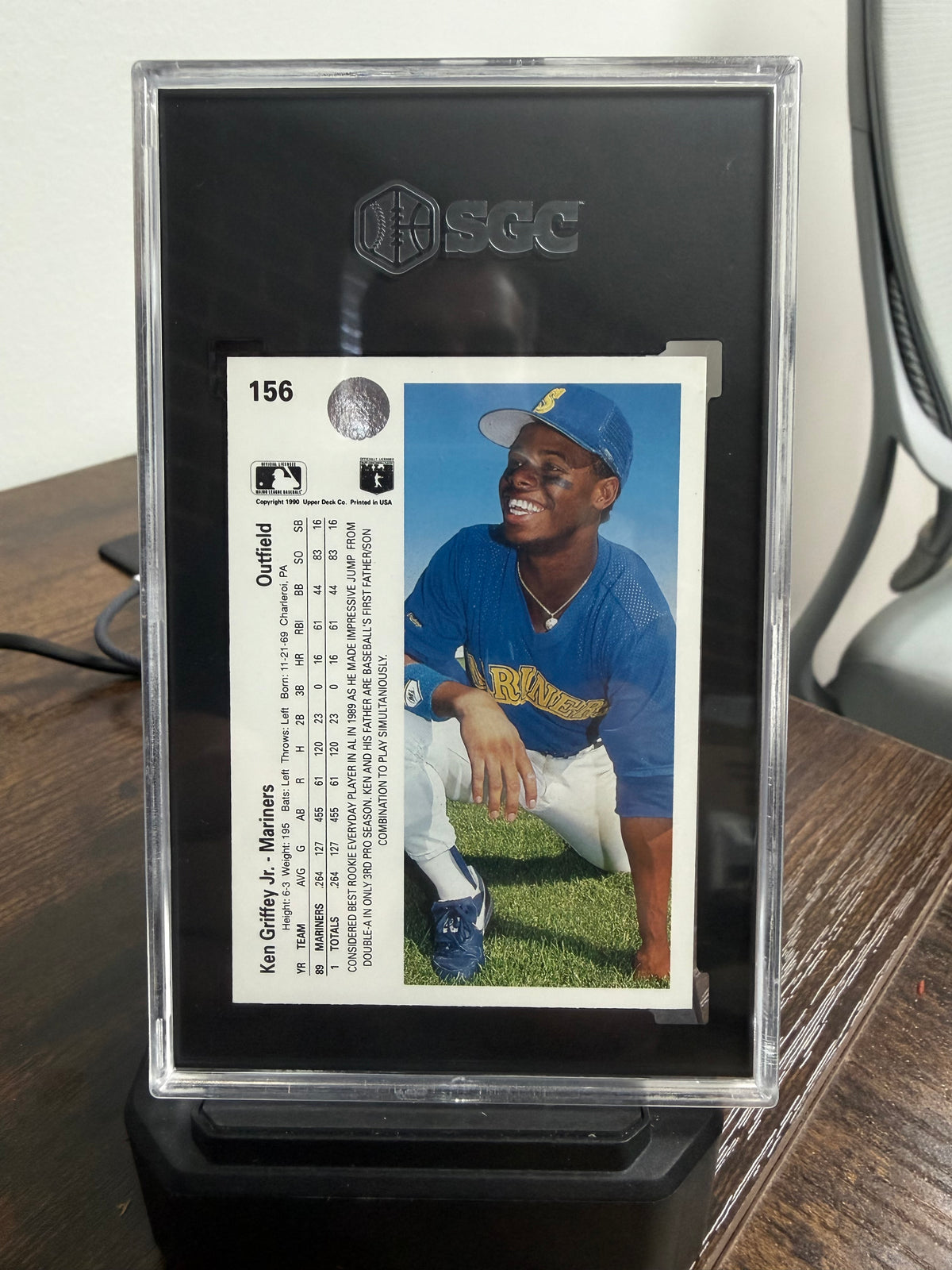 1990 upper deck #156 Ken Griffey JR