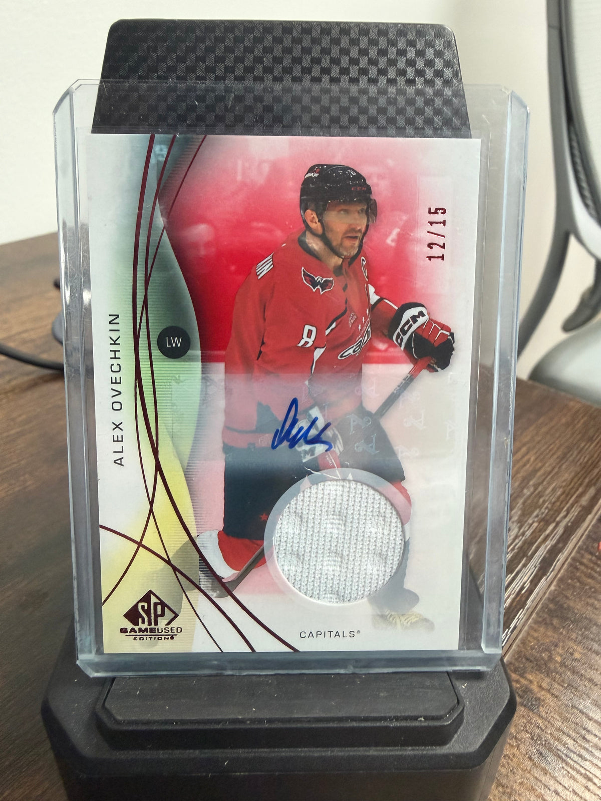 2024-25 SP game used Alex Ovechkin RED AUTO JERSEY