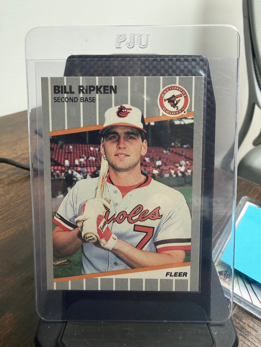 1989 FLEER Bill Ripkin #616 error card FF