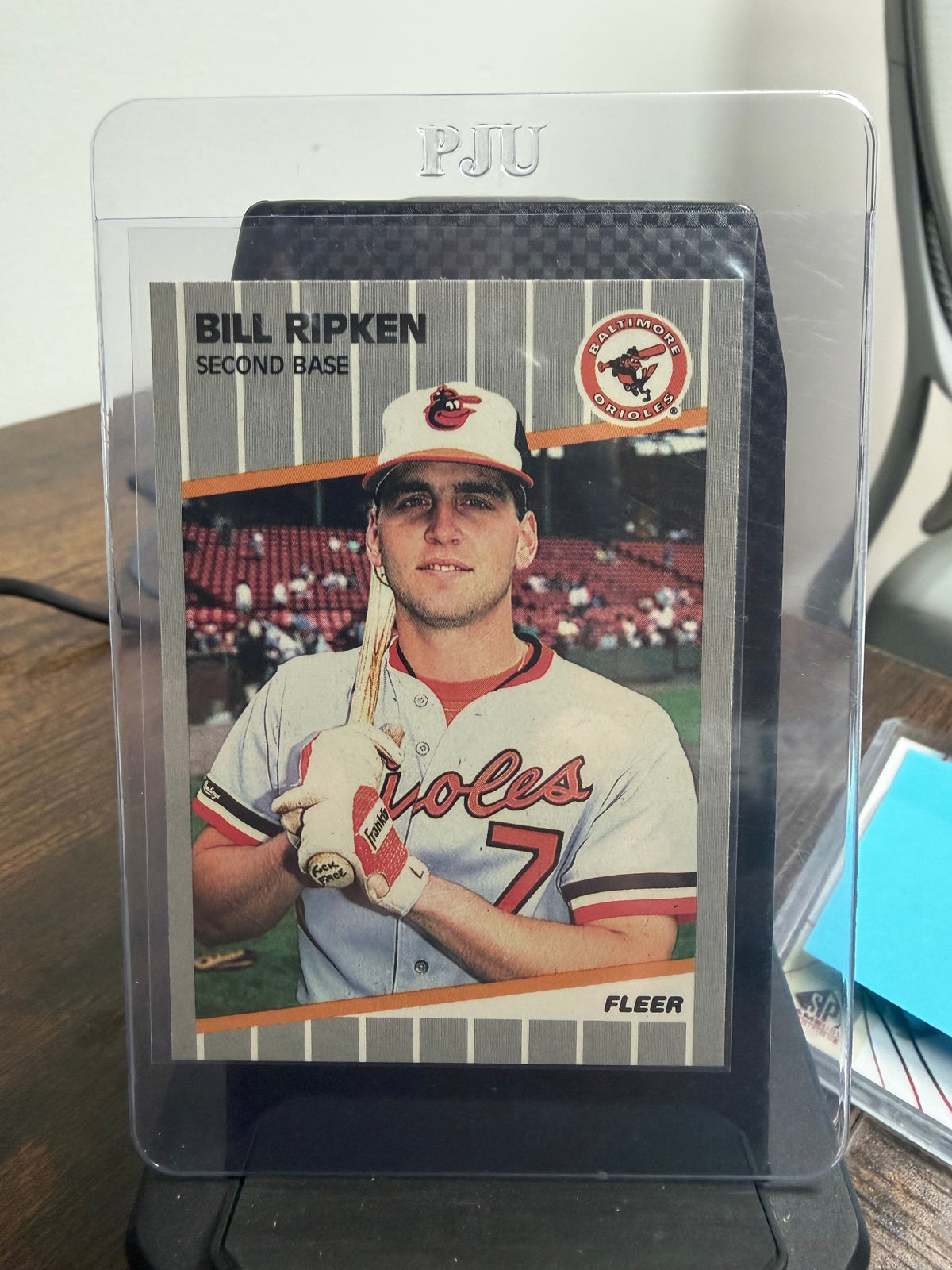 1989 FLEER Bill Ripkin #616 error card FF