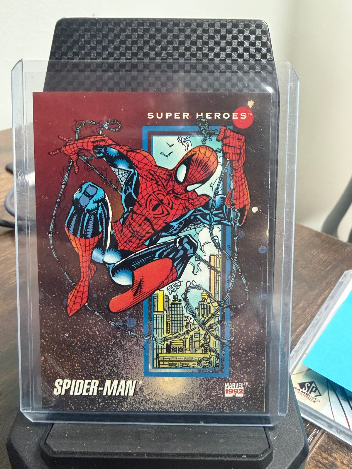 1993 skybox Marvel Masterpiece Spiderman