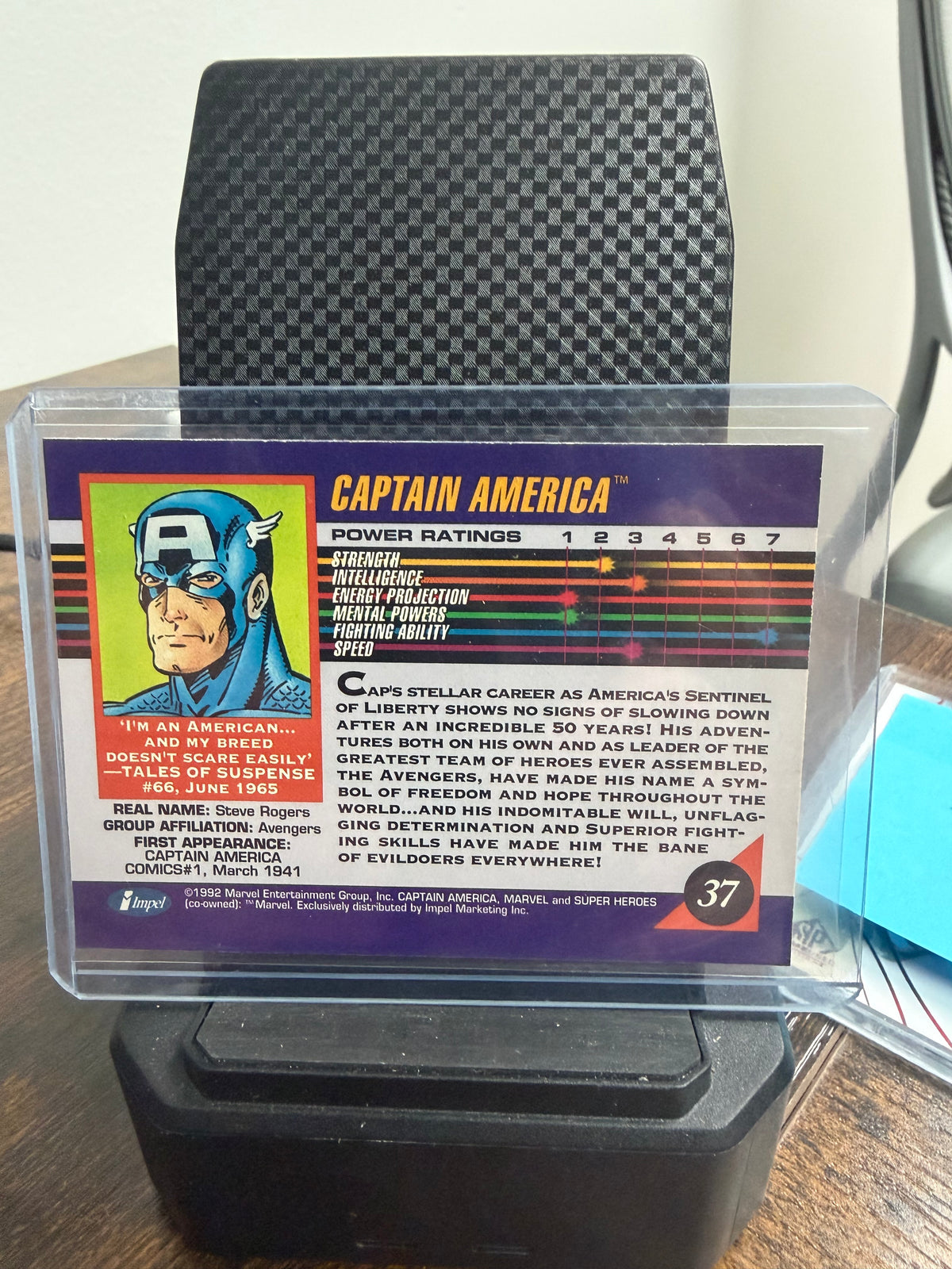1993 skybox marvel masterpiece Captain America