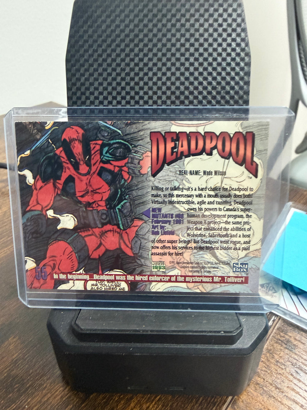 1993 skybox Marvel Materpiece Deadpool