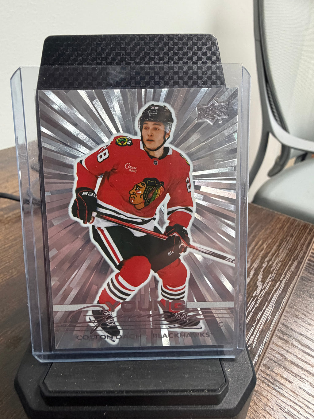 2025-26 upper deck series 1 Colton Dach young guns OUTBURST!