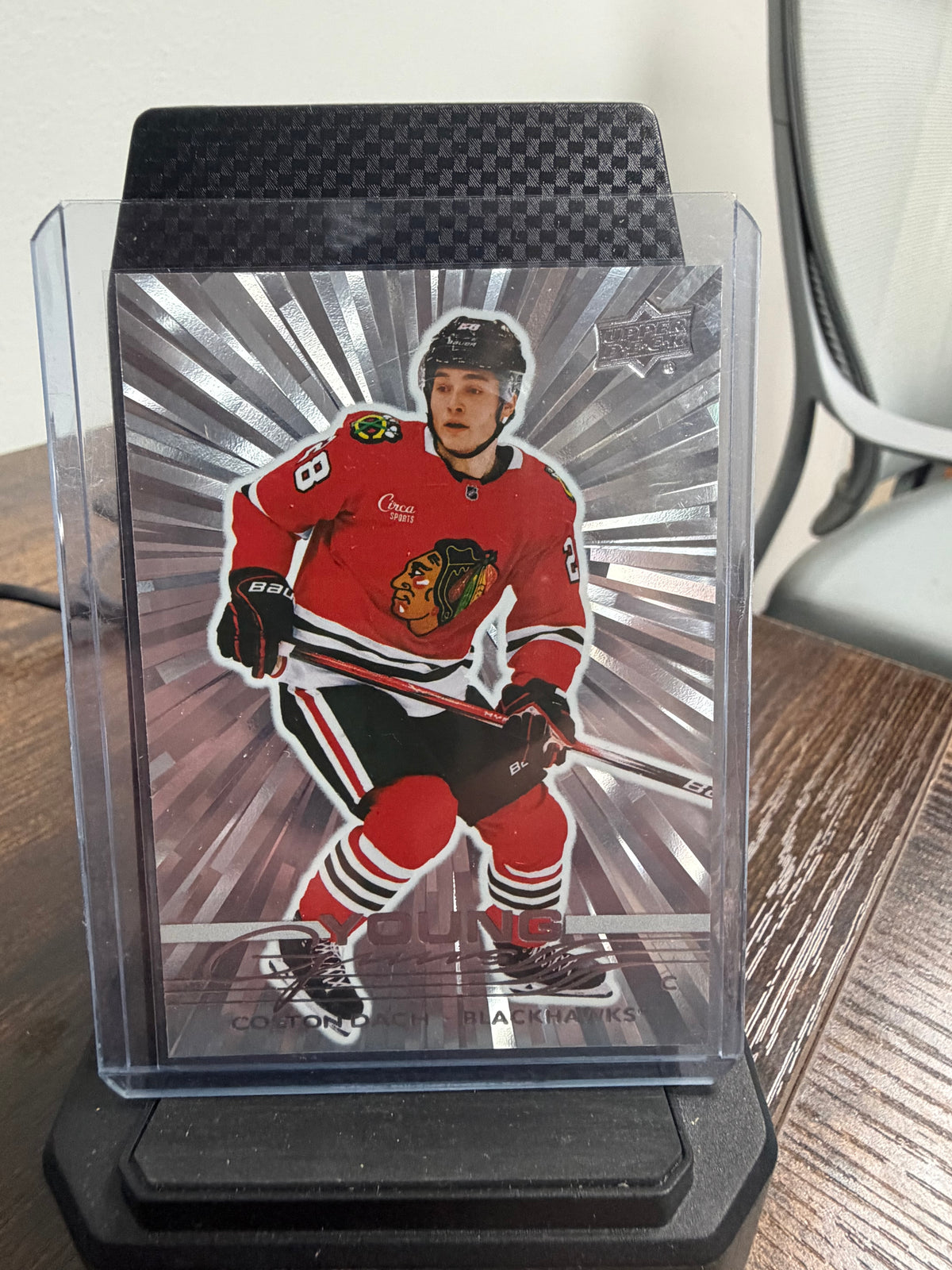 2025-26 upper deck series 1 Colton Dach young guns OUTBURST!