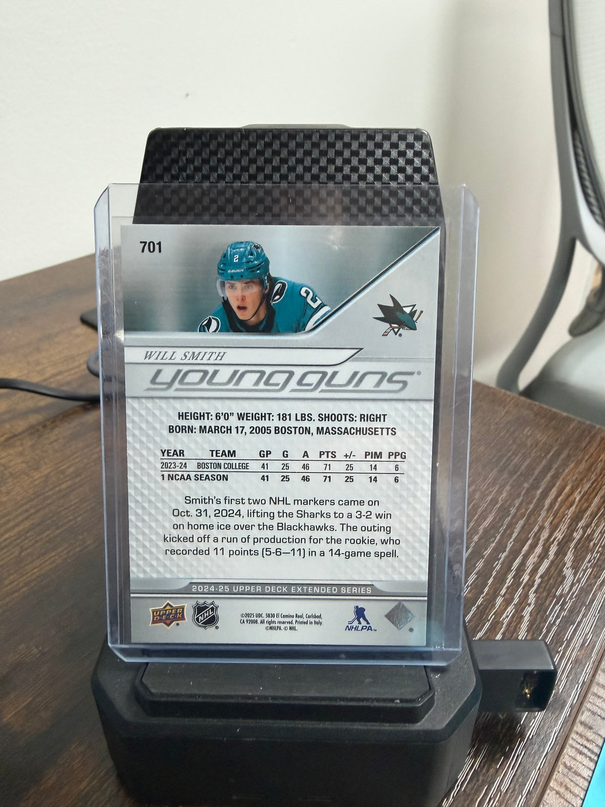 2024-25 SPx Bound For Glory Macklin Celebrini BFG-2