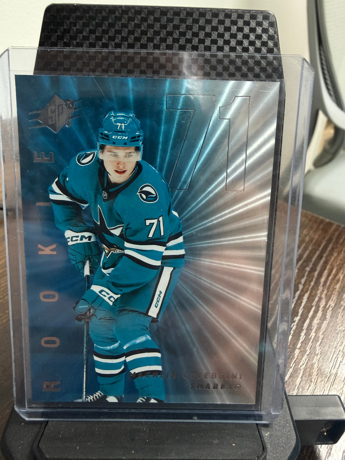 2024-25 SPx rookie Macklin Celebrini RC #160