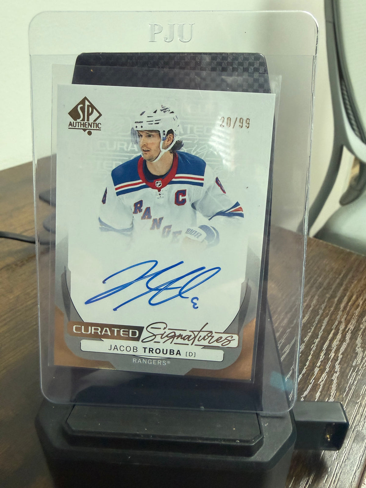 2024-25 SP authentic curated signature Jacob Trouba