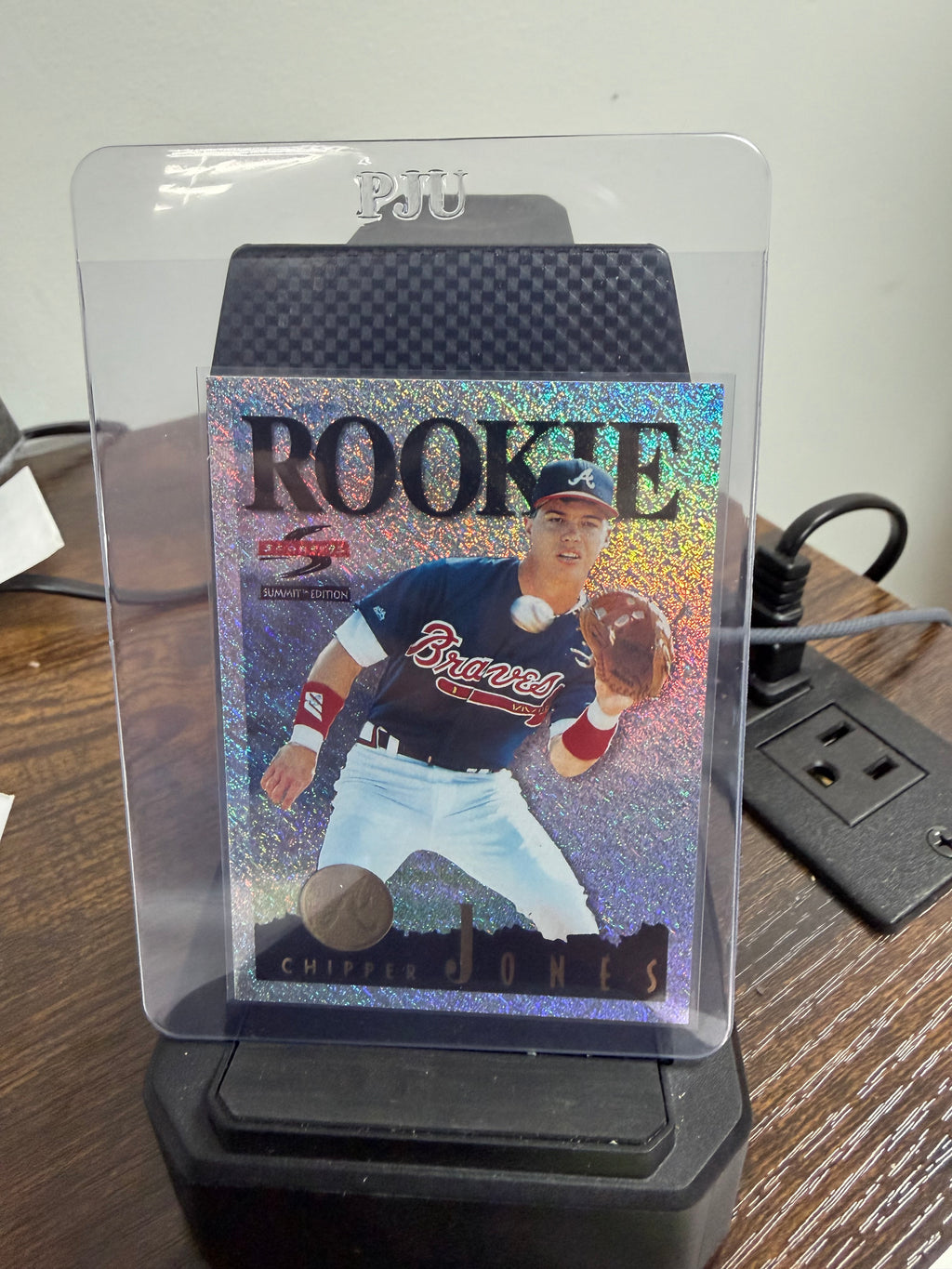 1995 pinnacle (score) summit edition ROOKIE Chipper Jones #115