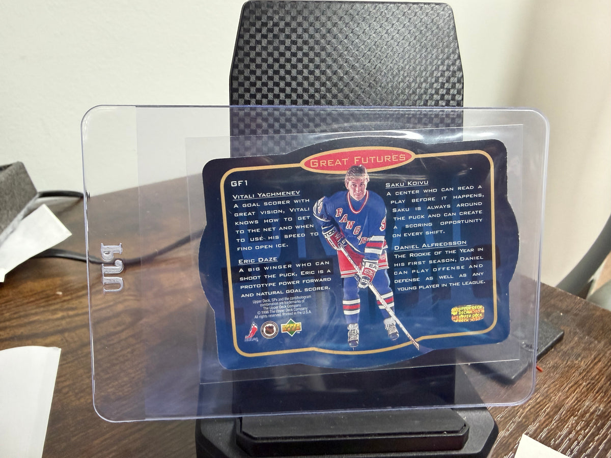 1996-97 upper deck SPx "great futures" holograph die-cut #GF1