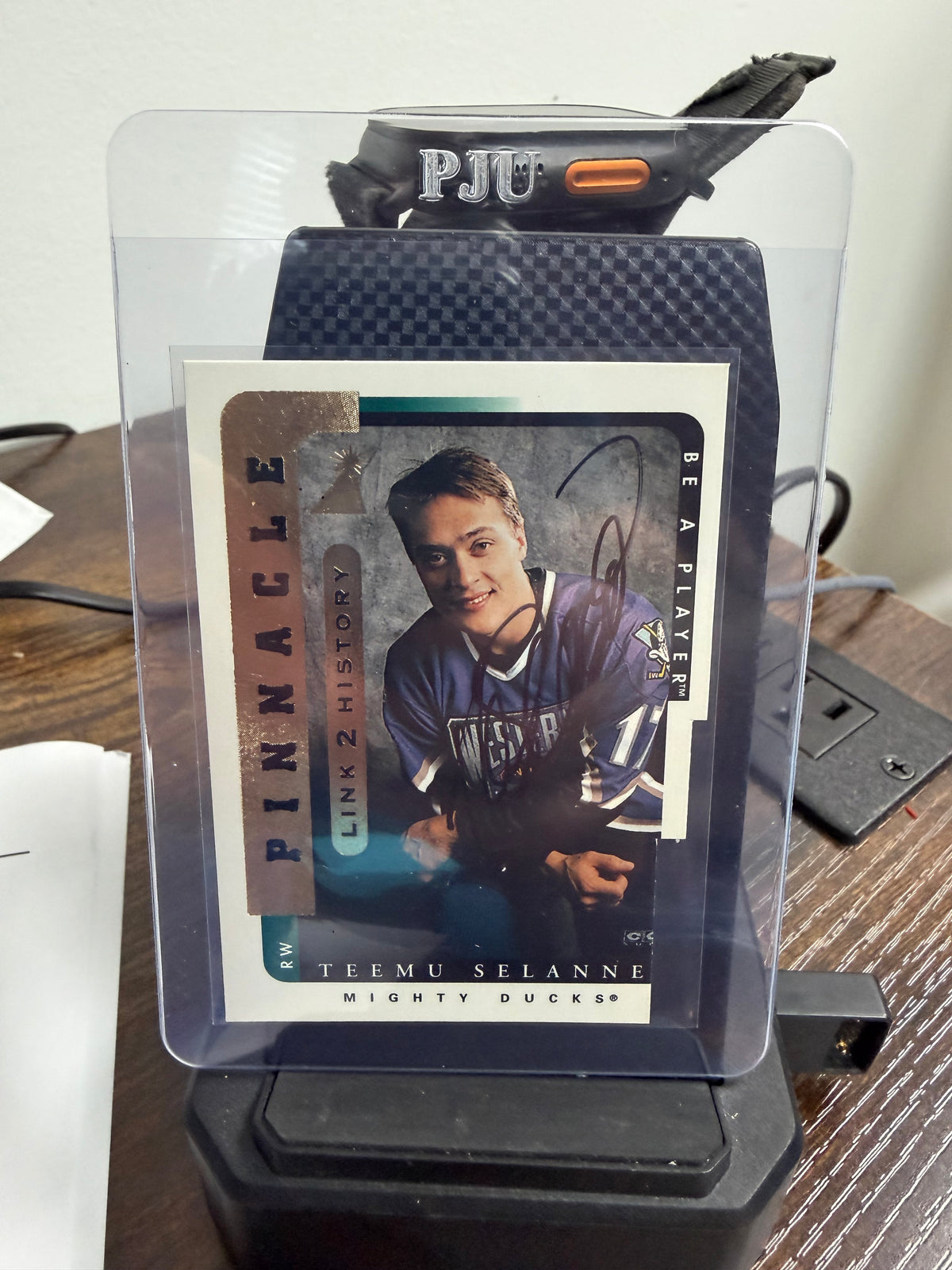 1997 pinnacle "be a player" Link 2 History Teemu Selanne